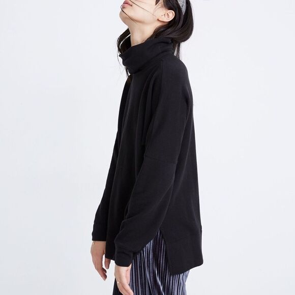 Madewell Miles Turtleneck Tunic in Bright Ivory Size Large - Picture 4 of 10